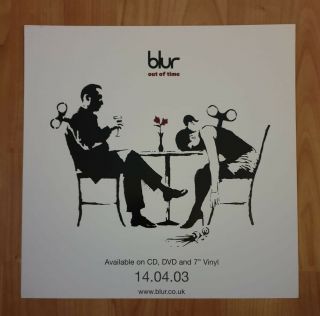 Blur Out Of Time Promo Poster Ultra Rare