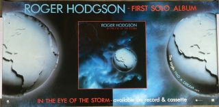 Roger Hodgson (supertramp) Rare Australian In Store Promo Poster