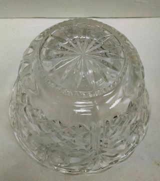 Shannon Crystal Bowl Ireland Cut Pedestal Footed Large Centerpiece 12 