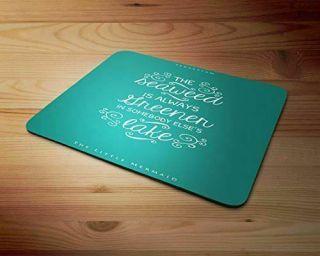 Disney Inspired The Little Mermaid Quote Rubber Mouse Mat Pc Mouse Pad
