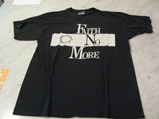 Vintage Brockum 1990 Faith No More The Real Thing Concert Tour Dbl Sd T - Shirt Xl
