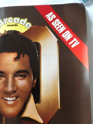 Elvis Presley 40 Greatest RARE Promo Poster 3