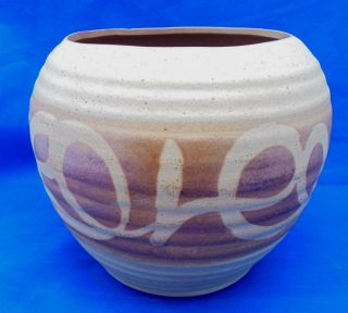 Robert Maxwell INSPIRED Pottery Bowl California USA 190 Brown Beige 7 