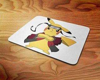 Pikachu Naruto Combination Warrior Rubber Mouse Mat Pc Mouse Pad