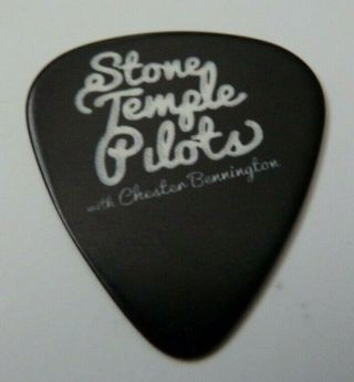 Stone Temple Pilots W/ Chester Bennington Black Tour Issued Guitar Pick