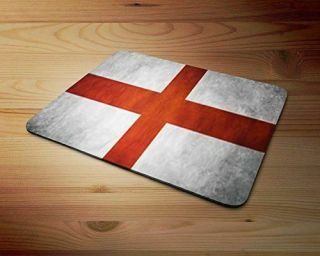 England St Georges Cross Grunge Flag Rubber Mouse Mat Pc Mouse Pad