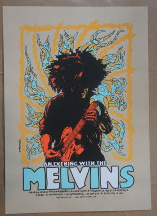 Melvins - 2006 S/n Silkscreen Concert Poster - By Jermaine Rogers