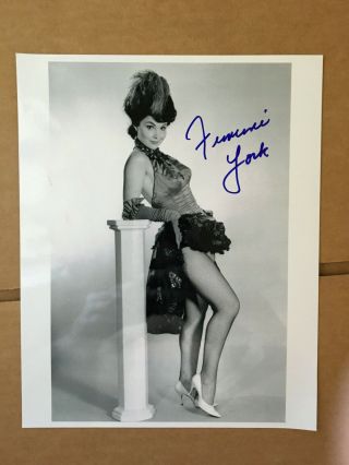 Francine York Sexy Press Headshot Photo With Authentic Autograph.