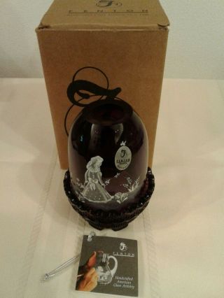 Fenton Fairy Light Limited Edition 66 Out Of 1250 Number 7300 B3