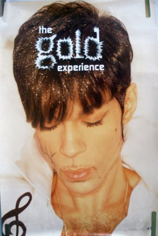 Rare Prince The Gold Experience 1995 Vintage Music Record Store Promo Poster