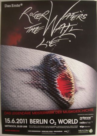 Roger Waters Concert Tour Poster 2011