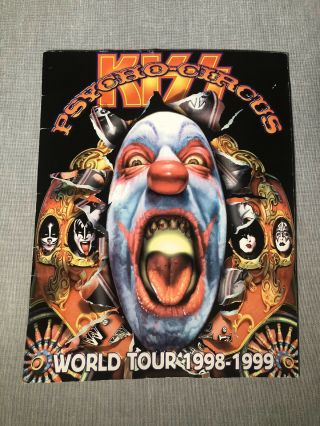 Kiss Psycho Circus Tour Program Book 1998 - 1999