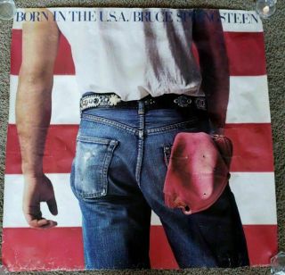 Bruce Springsteen Born In The U.  S.  A 1984 Classic Columbia Record Promo Poster G