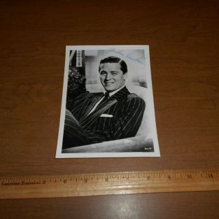 Gordon Macrae Was An American Actor,  Singer Hand Signed 5 X 7 Photo
