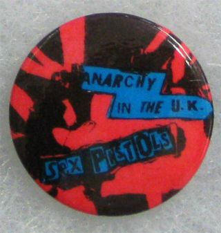 Sex Pistols Anarchy Uk _rare Vtg 70 
