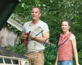 Autographed Diane Lane & Kevin Costner Signed 8 X 10 Photo Really