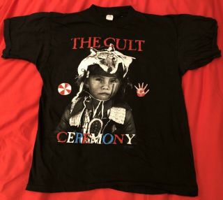 The Cult Ceremony Tour T - Shirt Large