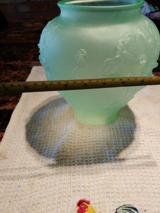 Antique Uranium Vaseline Glass Textured 6