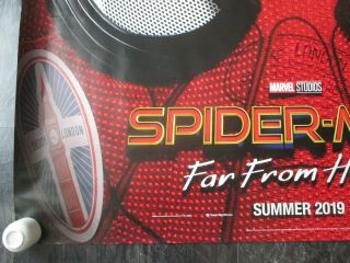 SPIDER - MAN FAR FROM HOME UK MOVIE POSTER QUAD DOUBLE - SIDED CINEMA POSTE 3