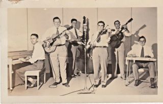 Vintage Jimmie Heap And The Melody Masters Photo Postcard - Texas Honky - Tonk