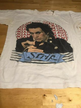 Adam Ant - 1984 Strip Tour T - Shirt - Size: L