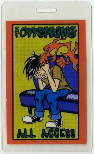 Offspring Authentic 2002 Concert Laminated Backstage Pass Conspiracy Of One Tour
