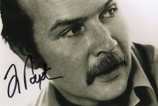 Tom Paxton Folk Singer Real Hand Signed 4x6 " Photo 1 Autographed