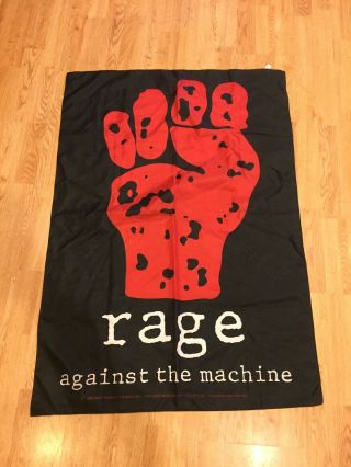 1994 Rage Against The Machine Onstage Textile Poster Flag 30x42