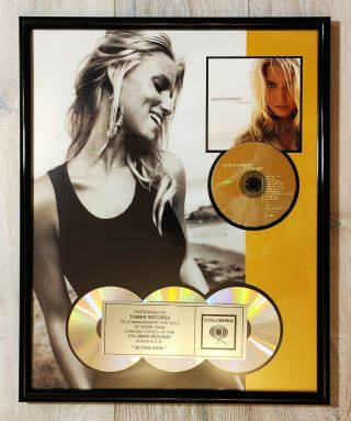 Jessica Simpson In This Skin Columbia Records 3x Platinum Award 2003 Very Rare