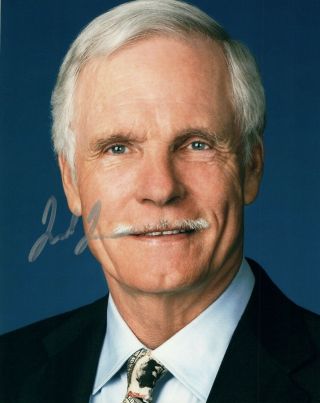Ted Turner Authentic Signed Autographed 8x10 Photograph Holo