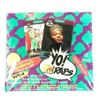 Yo Mtv Raps Series 2 Proset Musicards 1992 Trading Card Box Hip Hop