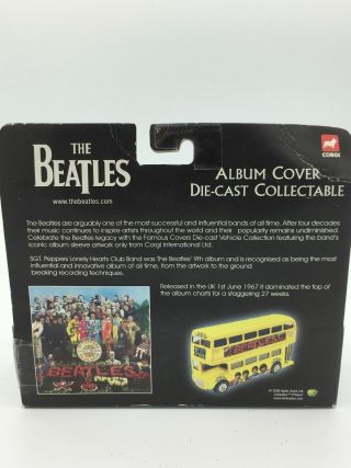 Beatles Sgt Pepper Album Cover Double Decker Bus - Corgi Die Cast - 8