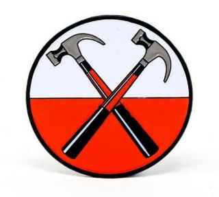 Marching Hammers Pink Floyd Official Pin / Badge Collectable 666 5