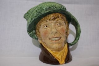 , Large Royal Doulton Toby Jug Arriet,  From England,  Vintage (4)