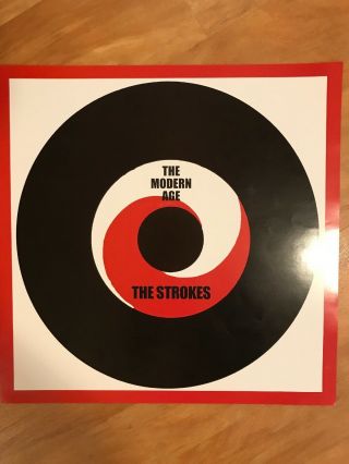 Very Rare The Strokes Modern Age Poster Ep Indie Rock Nyc 17”x 17” 2001