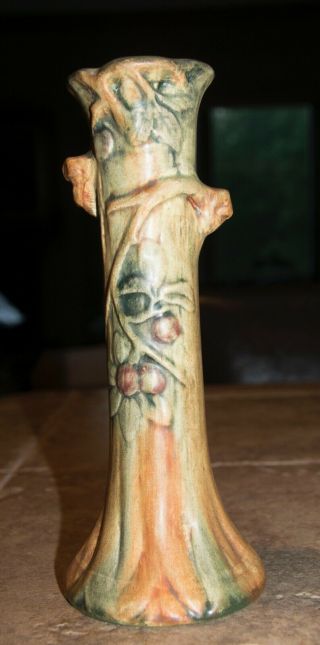 Weller Pottery Apple Tree Vase 9 " Tall