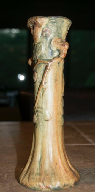 WELLER Pottery Apple Tree Vase 9 