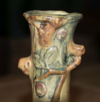 WELLER Pottery Apple Tree Vase 9 