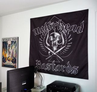 Motorhead Bastards Huge 4x4 Banner Fabric Poster Tapestry Flag Album Cd