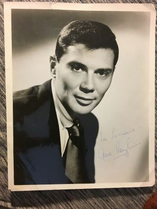 Vintage Gene Rayburn Hand Signed Autographed 8 X 10 Photo W/coa