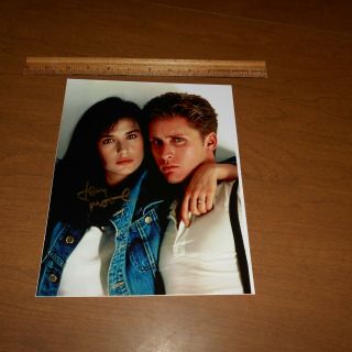Demi Moore An American Actress,  Former Songwriter Hand Signed 8 X 10 Movie Photo