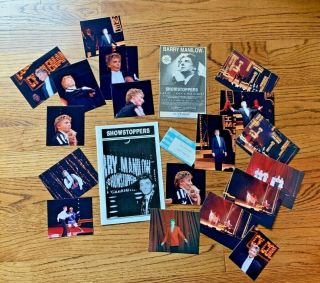 One Of A Kind - Barry Manilow Photos,  Showstoppers Program,  Ticket Stub