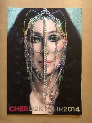 Cher 2014 Dressed To Kill Tour Concert Program Book Booklet / Nmt