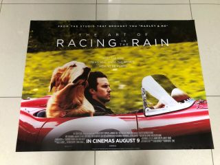 Racing In The Rain Uk Quad Movie Poster