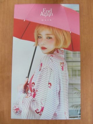 Gain Brown Eyed Girls - End Again Part.  1 Cd W/booklet (64p),  Two Unfold Poster