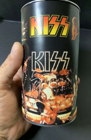 Kiss “bank Can” 3”x 5.  5” Corrugated Wrapped In Killer Graphics