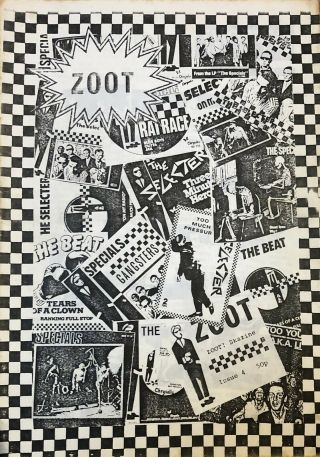 Zoot 4,  Rare Ska 2 Tone,  Fanzine,  The Specials,  Mod