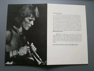 David Bowie Fan Club Item