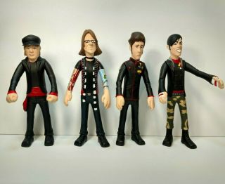 Fall Out Boy Action Figures Complete Set No Box 7.  25 "