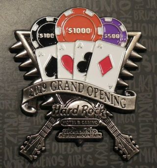 Hard Rock Hotel & Casino Sacramento,  Grand Opening Pin,  Le